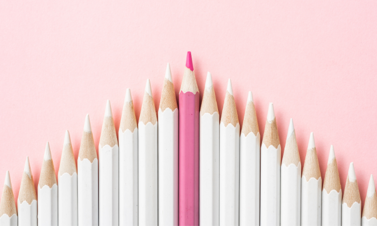 group of pencils