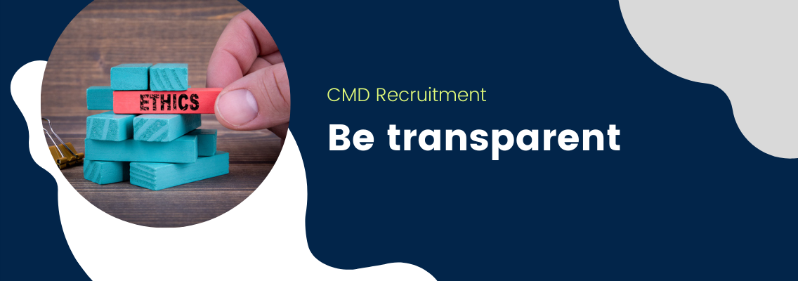 Be transparent