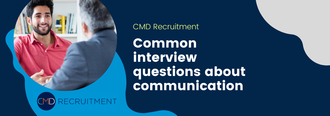 Man being interviewed for job