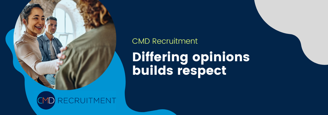 Differing opinions builds respect