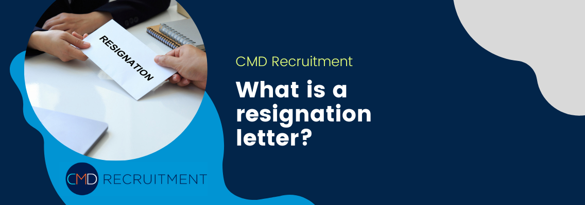 What is a resignation letter?