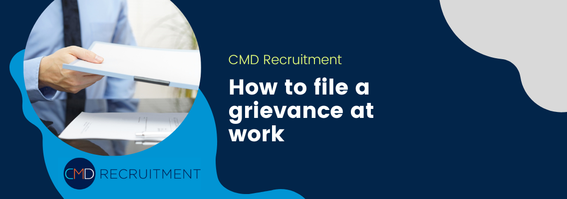 How to file a grievance at work