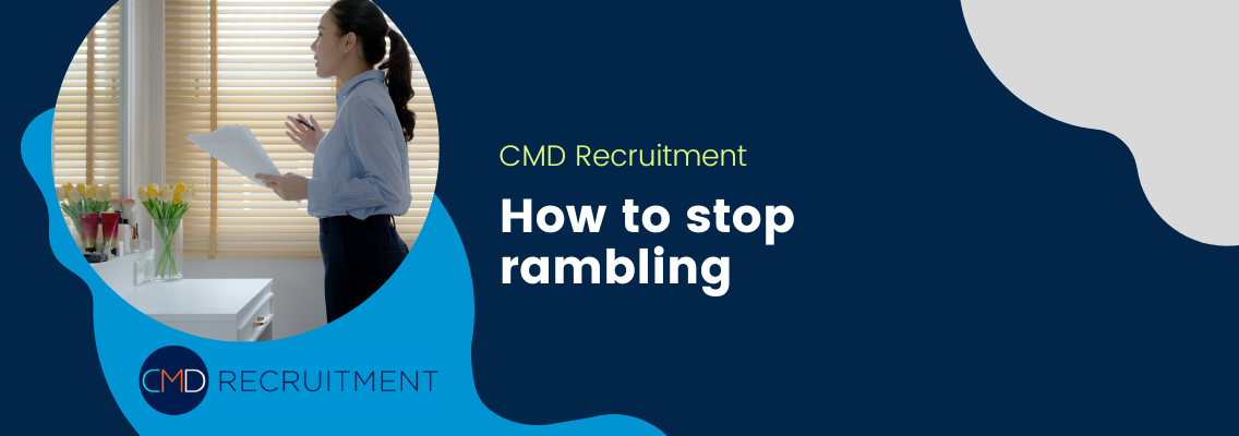How to stop rambling