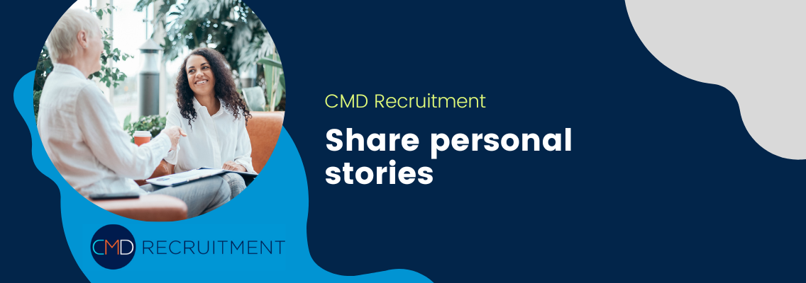 Share personal stories 