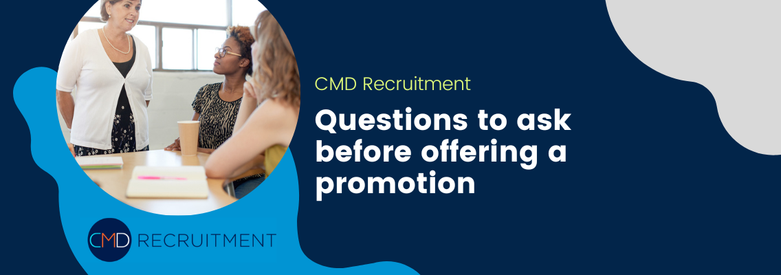 Questions to ask before offering a promotion