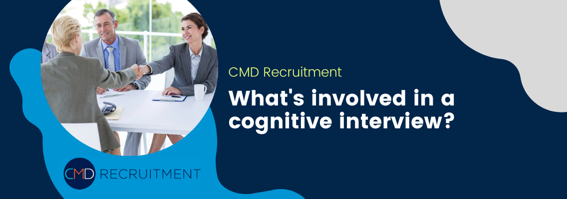 What's involved in a cognitive interview?