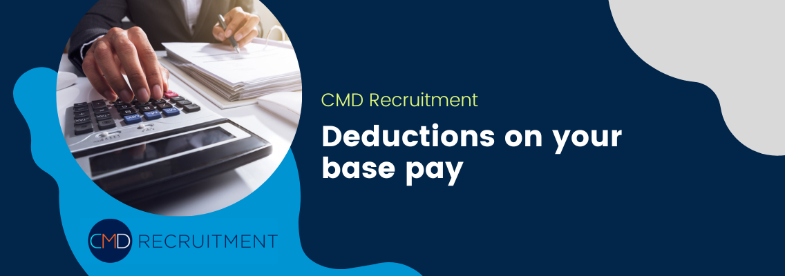 Deductions on your base pay