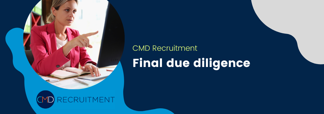 Final due diligence